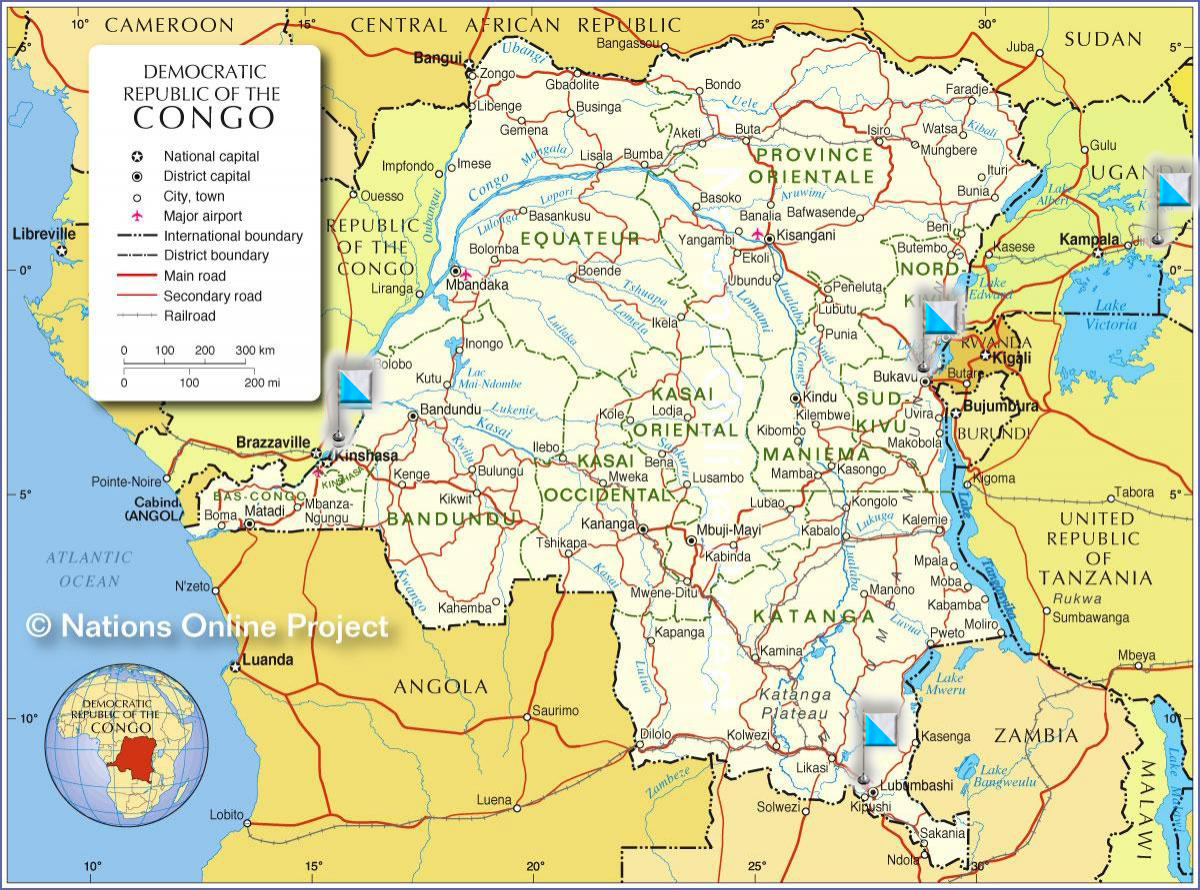 Carte des missions